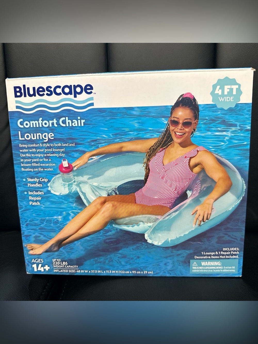 Bluescape Teal Inflatable Comfort Lounge